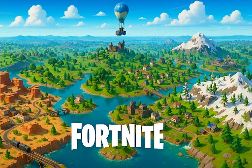 fortnite map